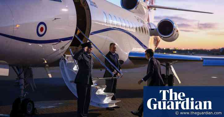 Sunak’s private jet to Scotland may have breached ministerial code, says Labour