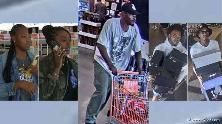 Gonzales Police looking to identify 5 thieves