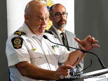 Edmonton police chief calls for more officers to combat growing rate of crime
