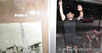 Window art reflects the past, hints at future of working in Libertyville