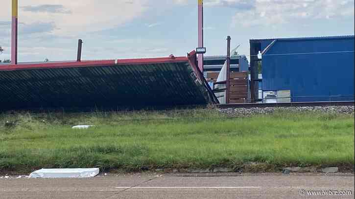Person badly hurt after reported structure collapse in BR following stormy weather