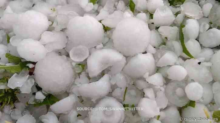 Environment Canada issues severe thunderstorm warning for south central Alberta