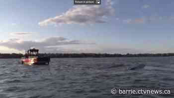 Two people rescued after float plane crash on Lake Simcoe