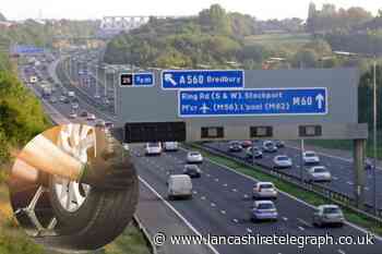 The M6 had the highest number of tyre-related breakdowns