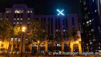 Elon Musk: Techmilliardär muss blinkendes X von Twitter-Zentrale entfernen