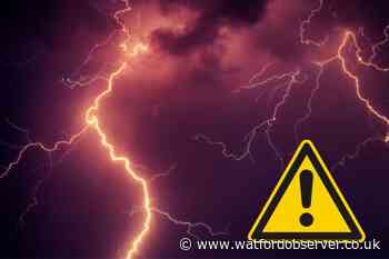 Watford set for thunderstorms amid Met Office yellow warning