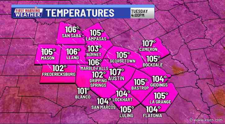Closing in on all-time heat record this week