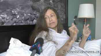 'He held on to me for his dear life': N.S. woman thanks firefighter for heroic flash flood rescue