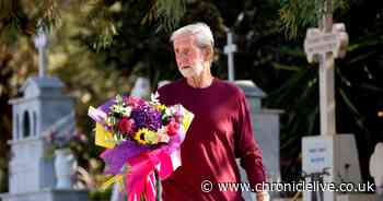 Retired Northumberland miner visits wife's grave for first time following Cyprus prison release