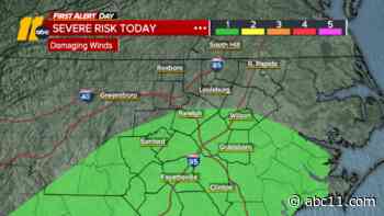 Isolated storm chance could bring flooding, high winds