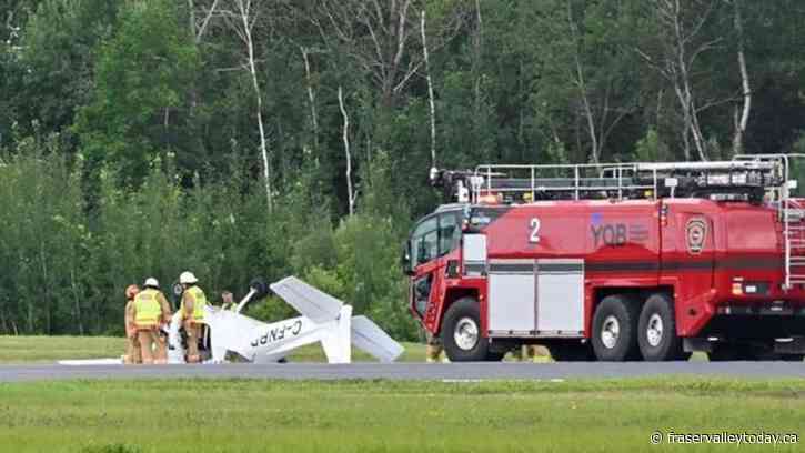 One injured after small plane crashes at Quebec City’s Jean Lesage airport