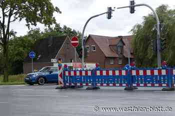 Boker Straße in Delbrück nur noch einseitig gesperrt