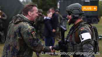 Rund um Ulm erlebt Minister Pistorius den (fast) echten Schrecken des Krieges