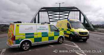 Man sparks huge police response after climbing Scotswood Bridge