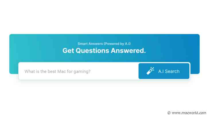 Smart Answers: GenAI tool makes it quicker and easier to find the info you need on Macworld.com