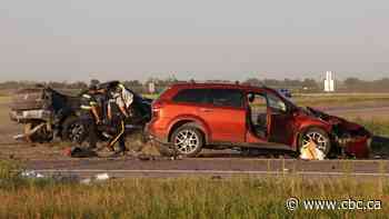 Manitoba municipal leaders repeat call for safety upgrades at 'extremely dangerous' site of deadly bus crash