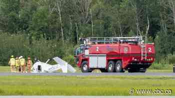 Small plane crashes at Quebec City airport, injuring pilot
