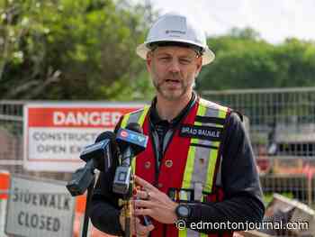 Part of Groat Road to close for Stony Plain Road bridge work Aug. 10-14