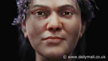 Face of the 'oldest human' EVER revealed: Scientists bring to life woman who lived 45,000 years ago in modern-day Czechia