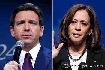 It's Kamala Harris Vs. Ron DeSantis in the Fight Over Florida's New Teachings on Slavery