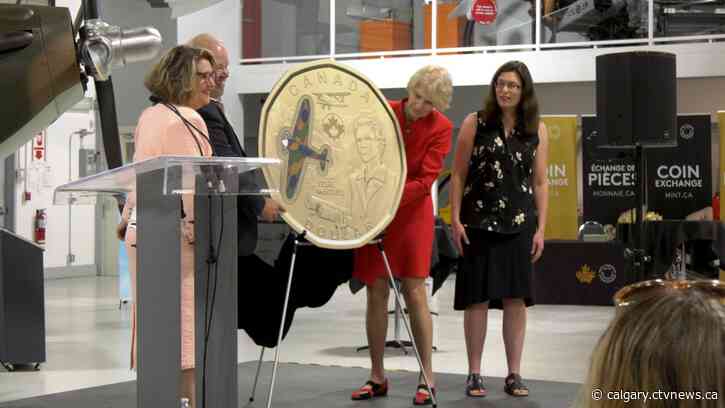 New Canadian $1 coin honouring Elsie MacGill unveiled at Calgary's Hangar Flight Museum