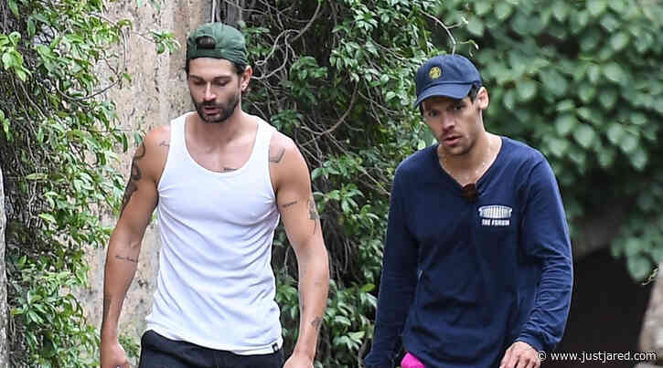 Harry Styles Spotted Jogging Around Italy with His Personal Trainer in Newly Released Photos