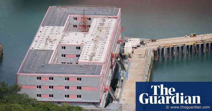 Bibby Stockholm asylum barge is ‘potential deathtrap’, say firefighters