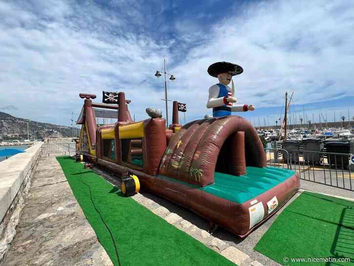 Doutes sur la sécurité d'une structure gonflable à Menton: l'attraction a bien été fixée au sol