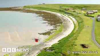 Drones help deliver 'air mail' to Orkney islands