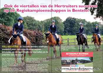 Ook de viertallen van de Hertruiters succesvol op de Regiokampioenschappen in Bentelo