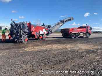 Recycled material from former aircraft runway to be used on roads