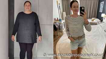 Mum returns to popular resort 1 year on and 7 stone lighter