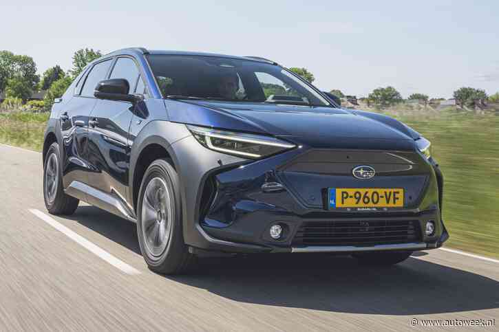 Subaru scherpt doelen aan: meer EV's in aantocht