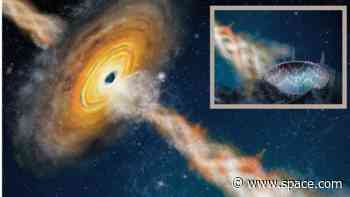 Black hole jet surprises scientists with 'peculiar' radio signal