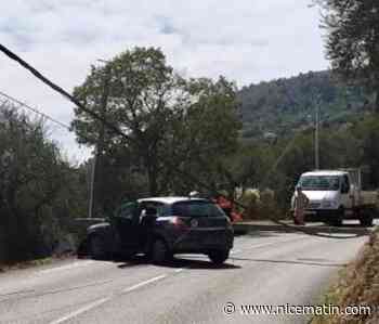 Il s’endort au volant et percute un poteau: route bloquée et foyers privés d’électricité dans ce village azuréen