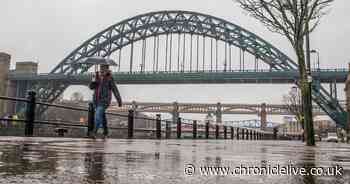 Met Office issues weather warning for heavy rain as North East hit by more downpours