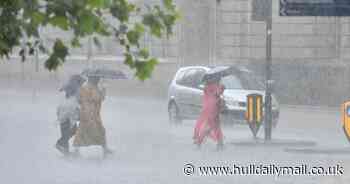 Risk of flooding and travel disruption as rain warning issued for Hull and East Yorkshire