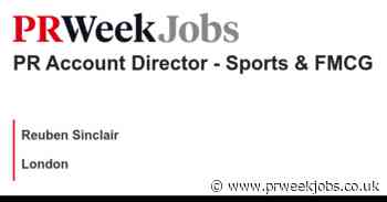 Reuben Sinclair: PR Account Director - Sports & FMCG