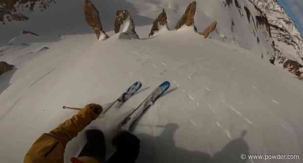 Skier Checks Off Thrilling Bucket List Line In Argentina