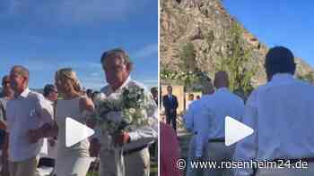 Emotionales Video: Braut wird von Polizist zum Altar geführt, der ihren Vater hinter Gittern brachte