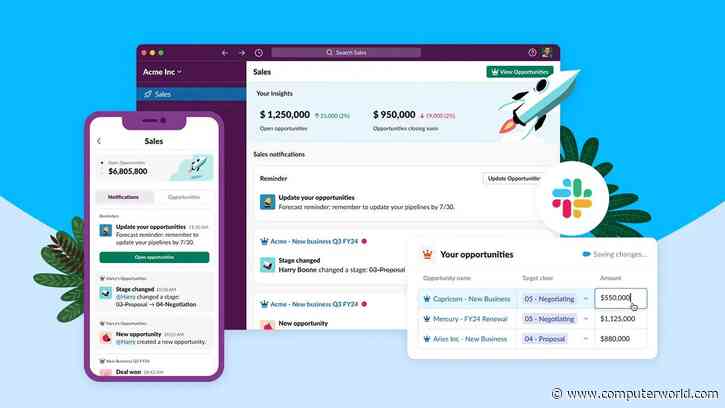 Slack tailors its chat app to sales staff