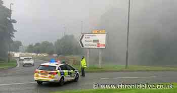 Annitsford fire LIVE: Updates as huge plumes of smoke can be seen in Northumberland