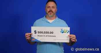 ‘Haven’t slept in a week’: Free play gets Oshawa man $500K Lotto Max prize