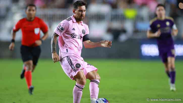 Messi scores twice, his third straight game with a goal, for Inter Miami after weather delay