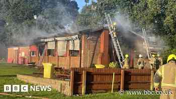 Hampton Football Club fire treated as suspicious
