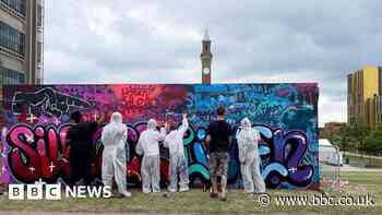 Birmingham graffiti wall gives voice to young people