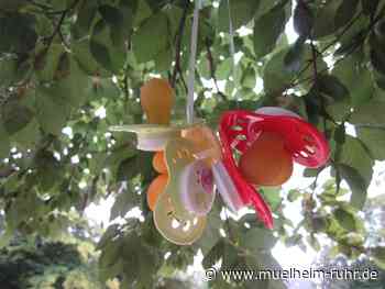 Schnullerbaumaktion beim Ferienabschlussfest