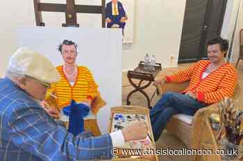 David Hockney reveals Harry Styles portrait for exhibition