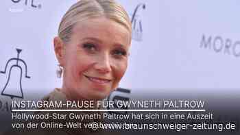 Instagram-Pause für Hollywood-Star Gwyneth Paltrow