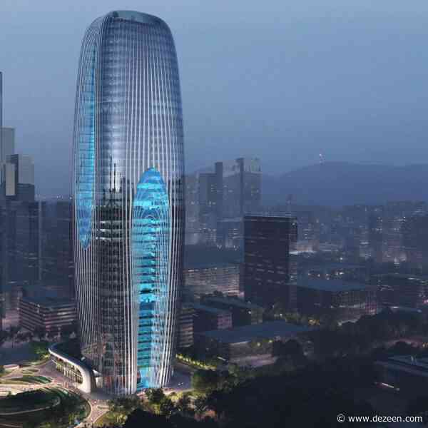 Zaha Hadid Architects unveils curved skyscraper with terraces that "echo mountainside waterfalls"